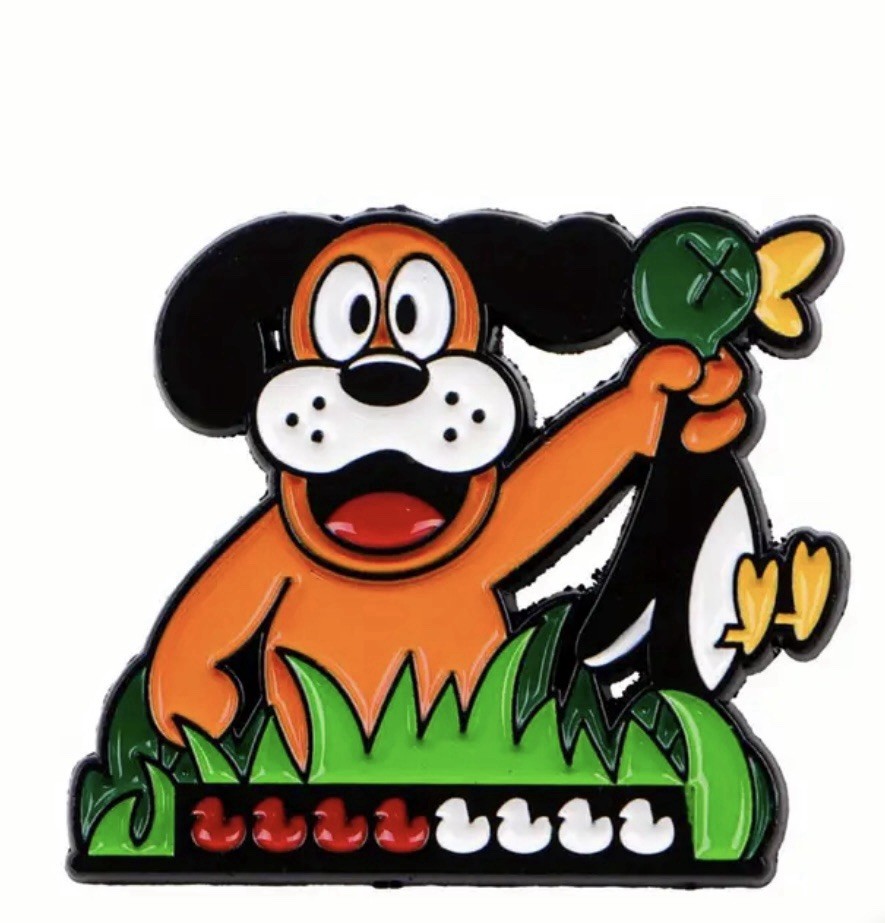 Lot 2 Duck Hunt – Funny 1980s Retro Nintendo Gaming Enamel Pin USA SHIPPING!