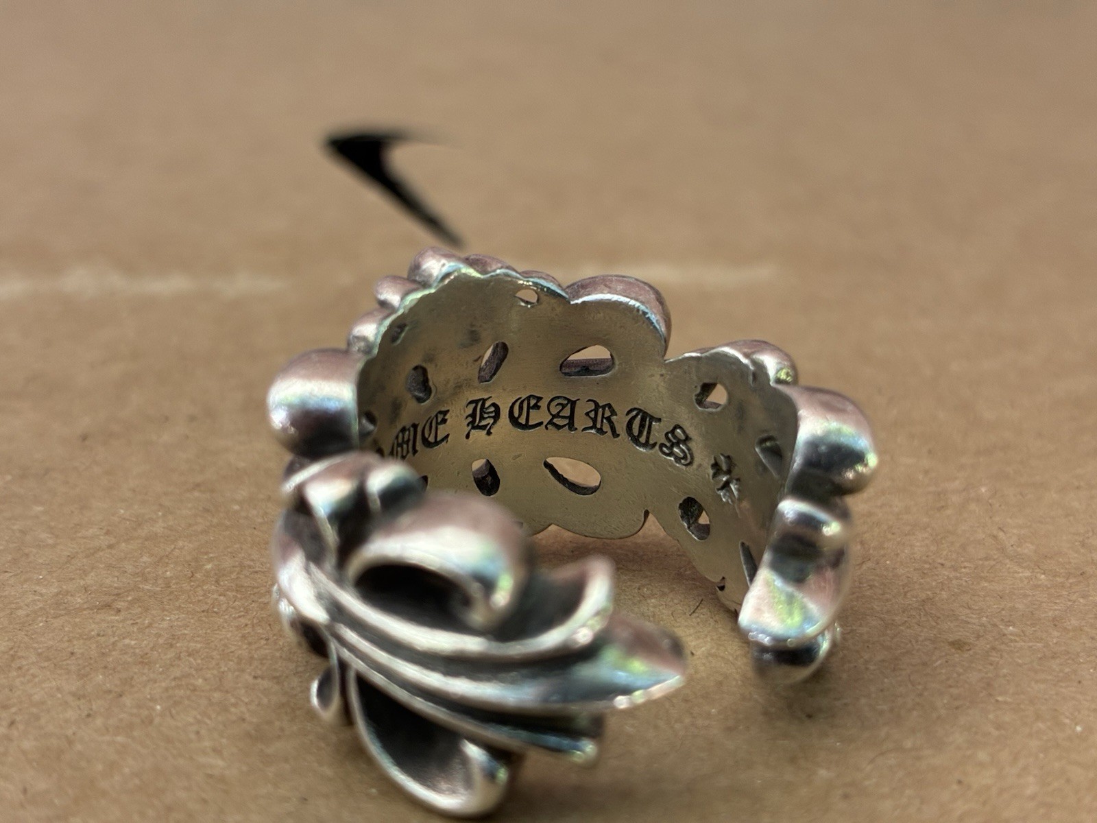 Chrome hearts Double Floral ring . size 8.5~9 (18.8mm)