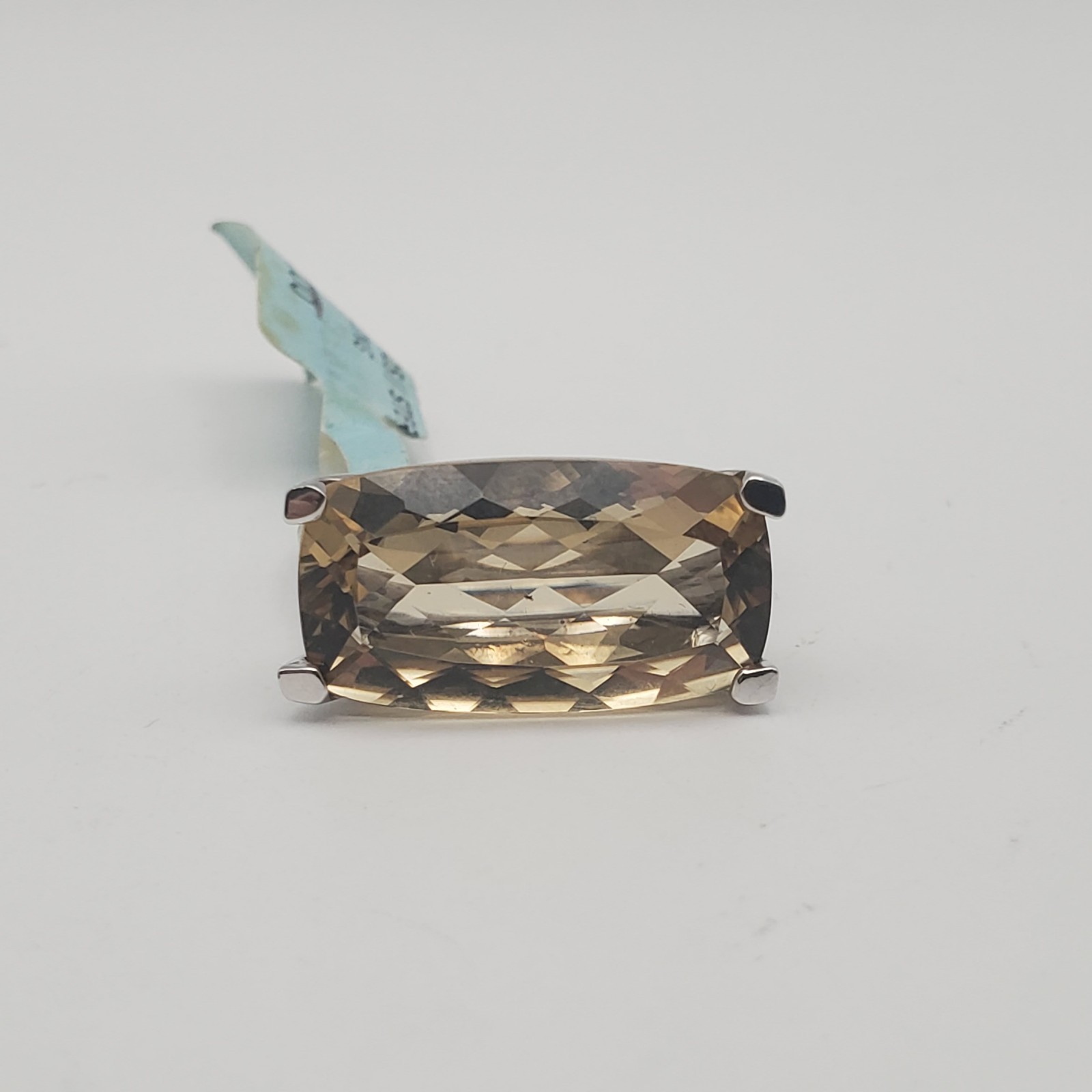 Heidi K Diva Collection Sterling Silver Smoky Quartz Band Ring Size 7 MSRP $499