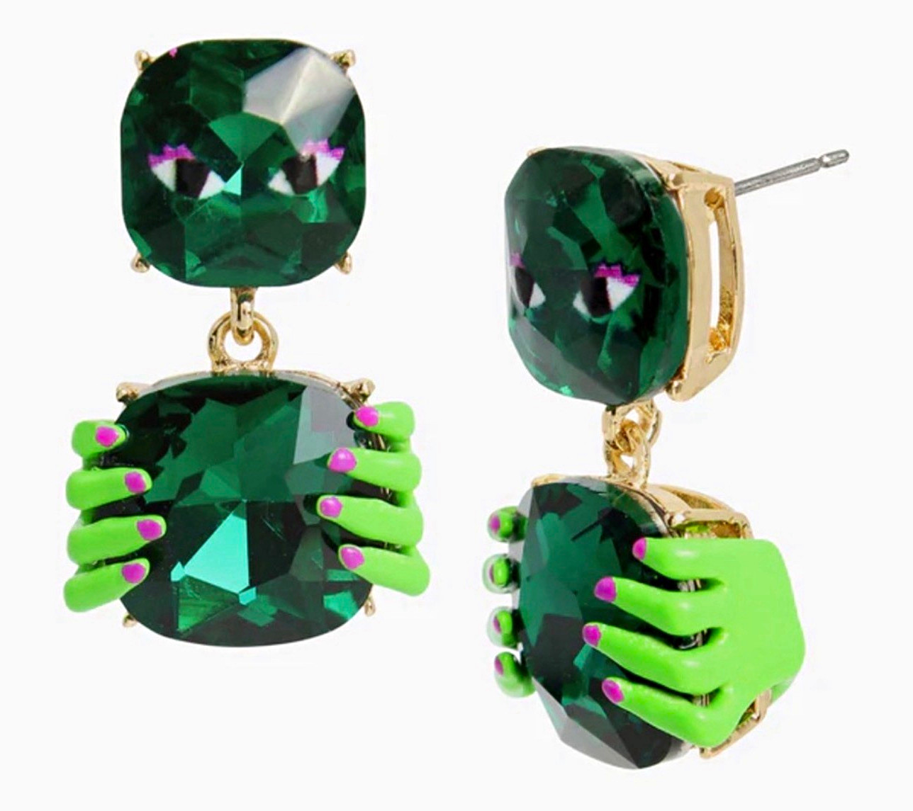 BETSEY JOHNSON RICH WITCH ZOMBIE HANDS EARRINGS – NWT