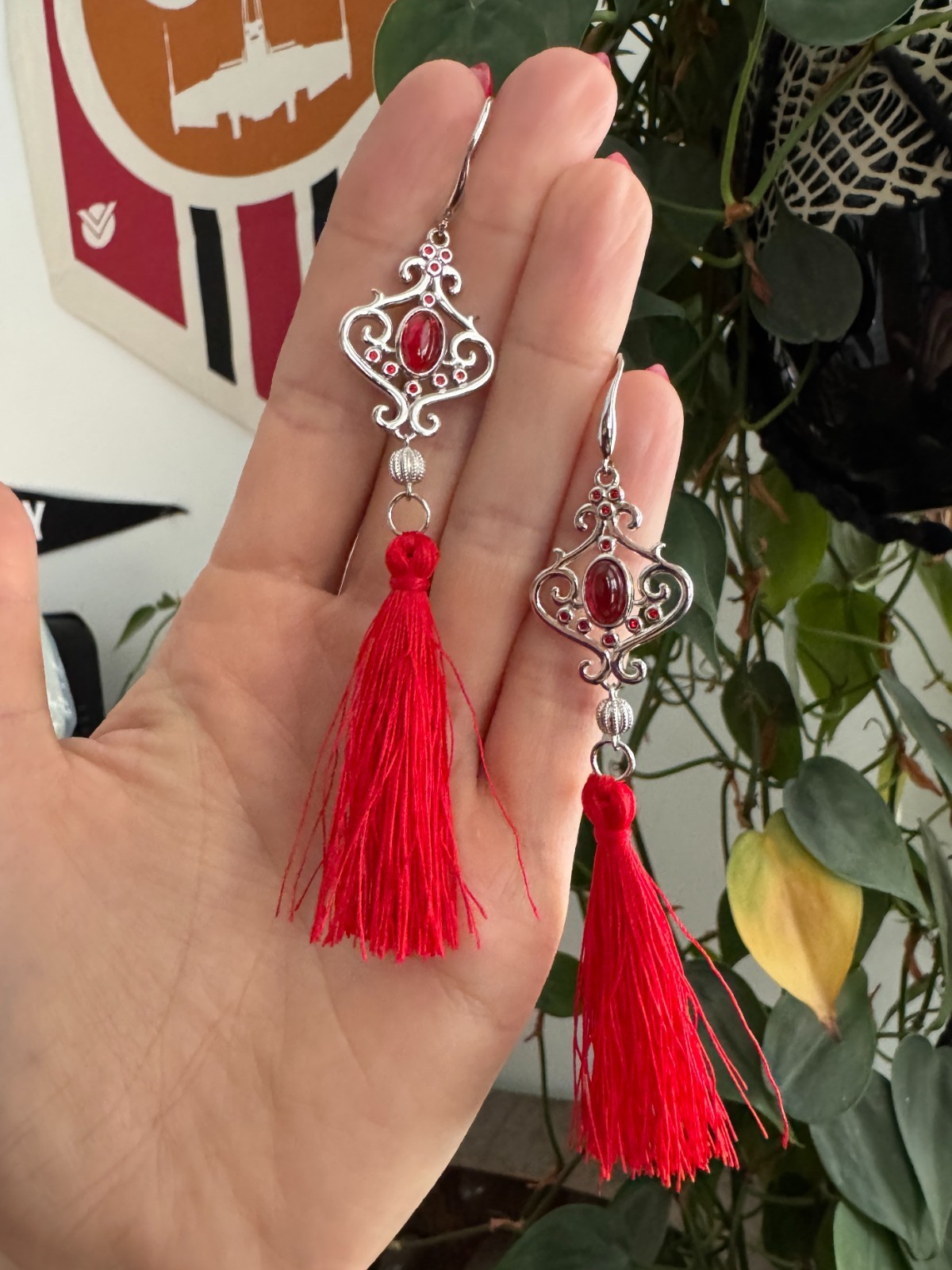 Disney X RockLove NEW ‘Mulan’ Wisdom Tassel Earrings in Sterling Silver