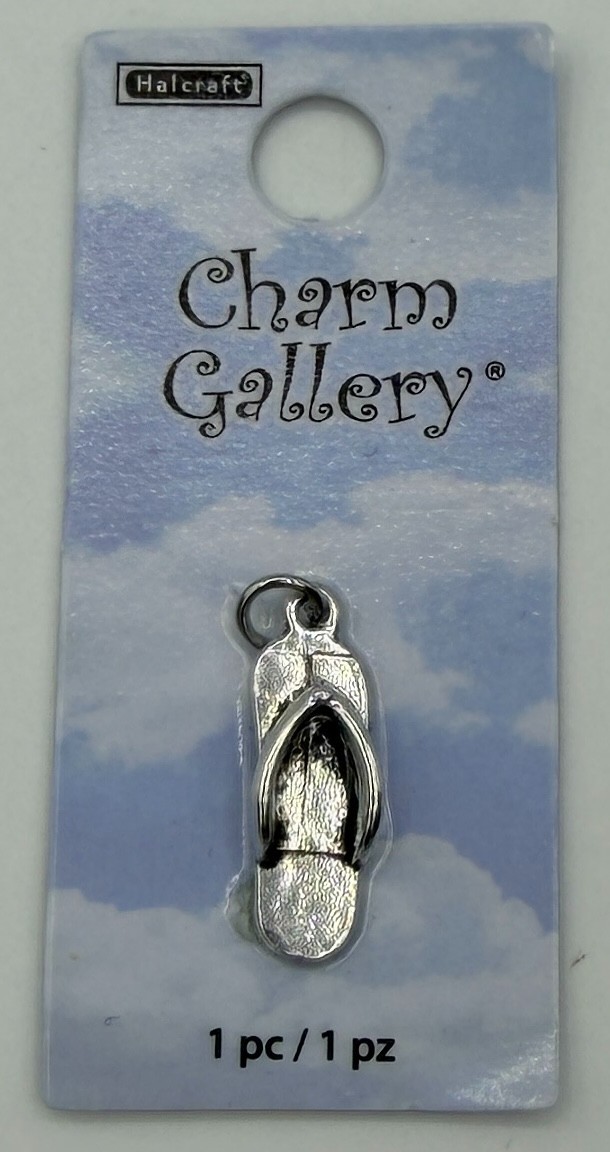 Charm Gallery Silver Tone Charm for Bracelet Beach Sea life Jewelry Making New