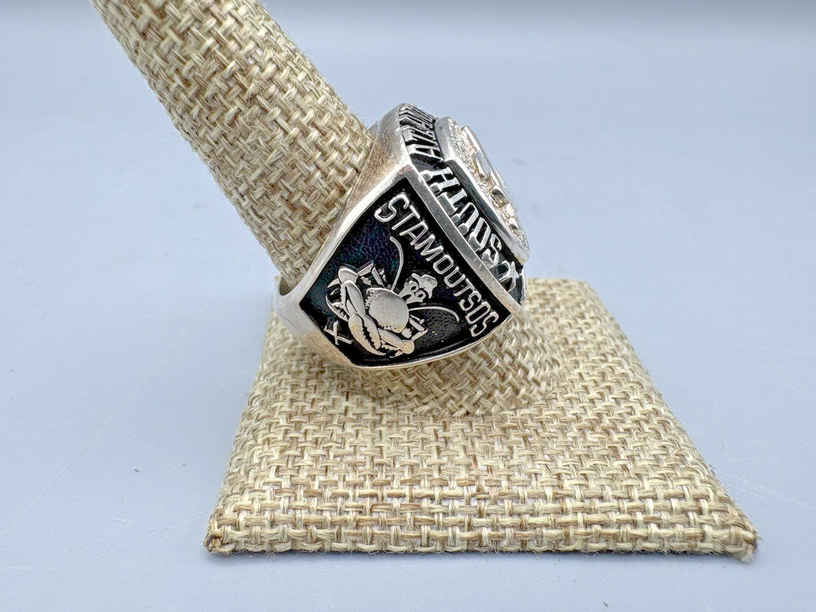 South Atlantic League Sterling Silver 925 Championship Ring Blue Claws 2009