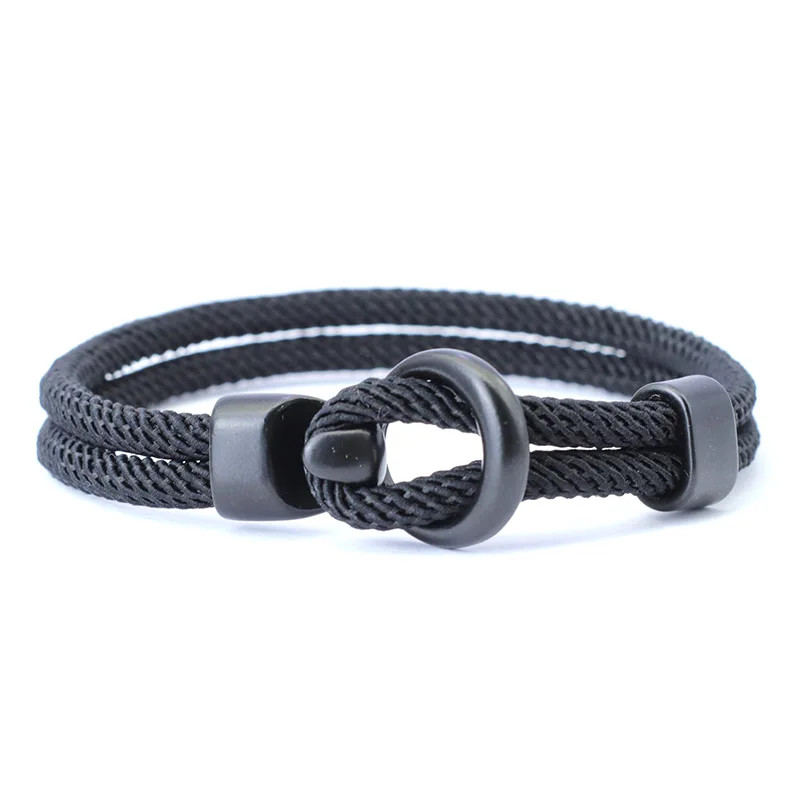 New Men Apparel Accessories Bracelet Bilayer Milan Rope Nautical Wrap Rope