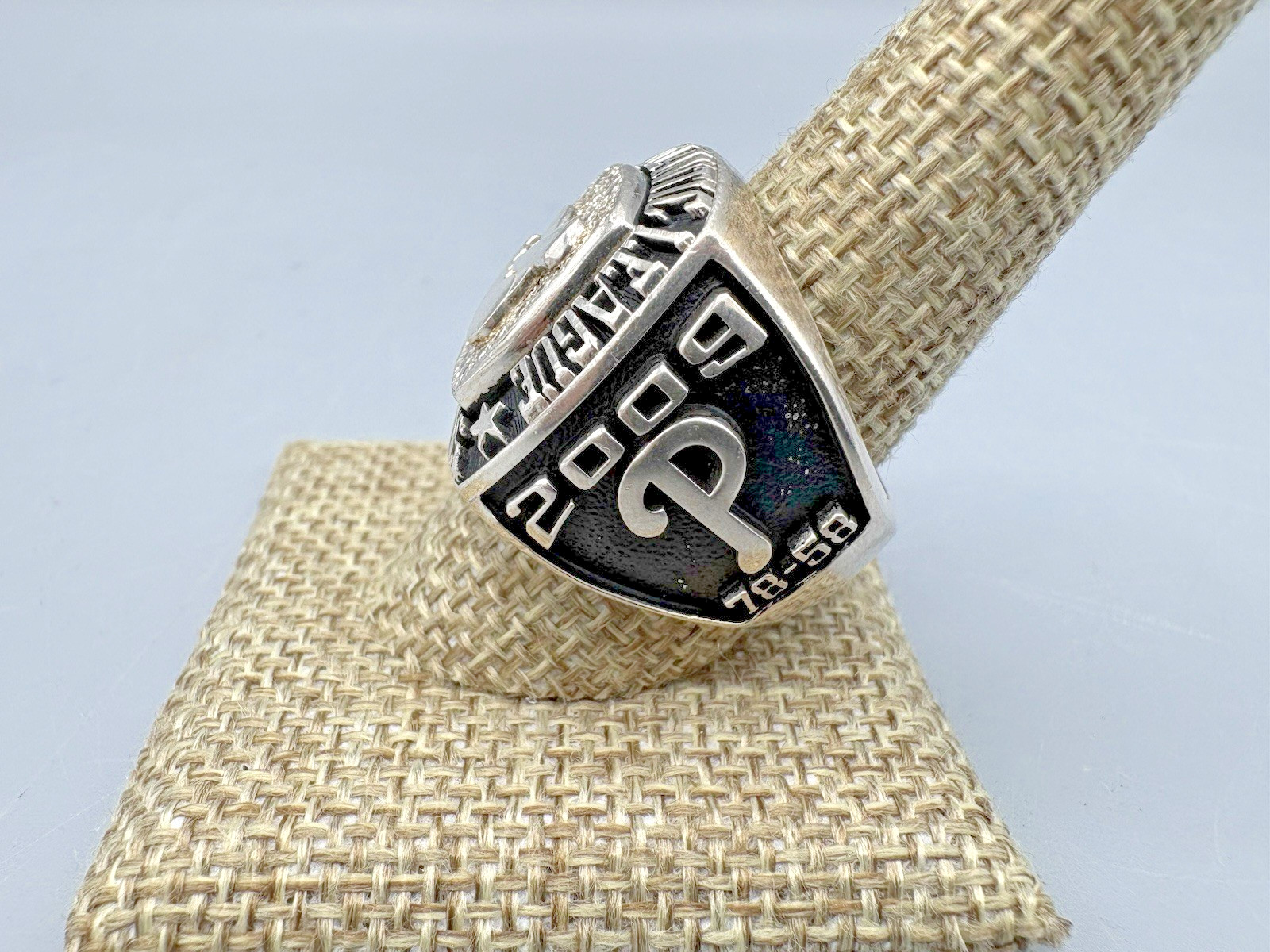 South Atlantic League Sterling Silver 925 Championship Ring Blue Claws 2009