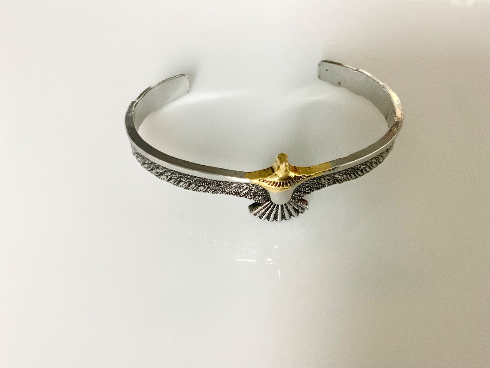 Men’s Flying Eagle Open Adjustable Cuff Bracelet Bangle Hip Hop