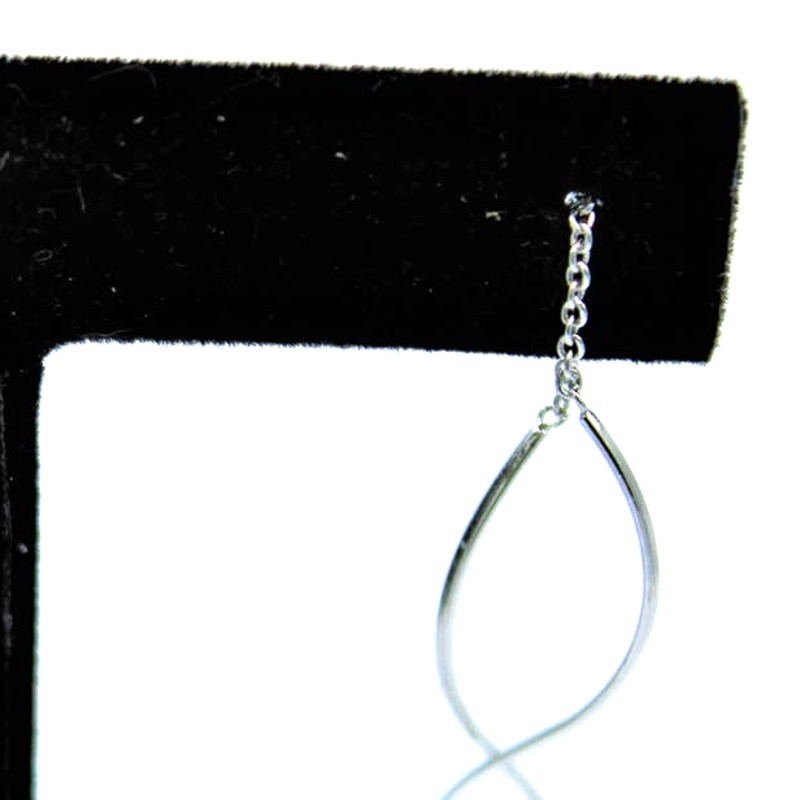Silver Wire Chain Threader Fashion Earrings ~ NEW