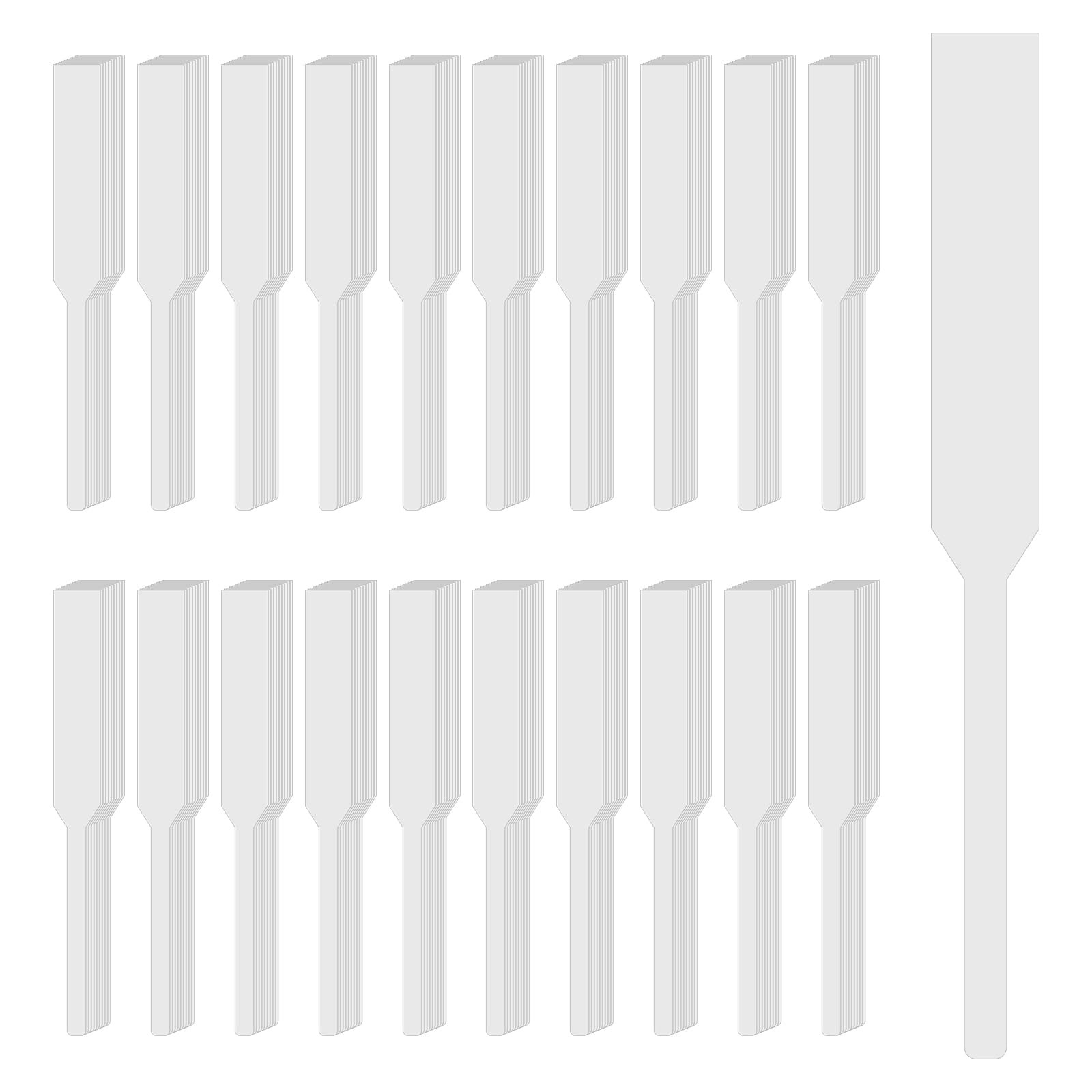 200 PCS Perfume Test Strips Paper Disposable 1 Count (Pack of 200), 200 Pcs