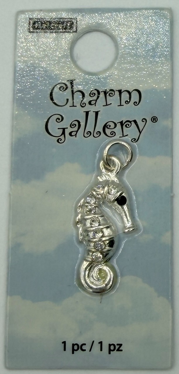 Charm Gallery Silver Tone Charm for Bracelet Beach Sea life Jewelry Making New