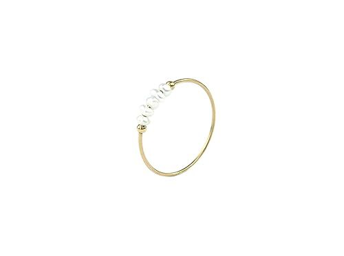 14K Gold Filled Finger Rings for Women Girls Ultra Slim Thin 0.5mm 1mm