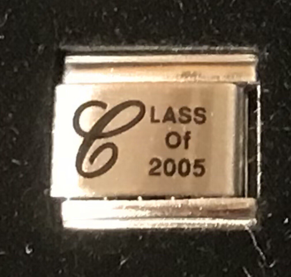 Class of 2005 Laser Italian Charm Link 9MM K47
