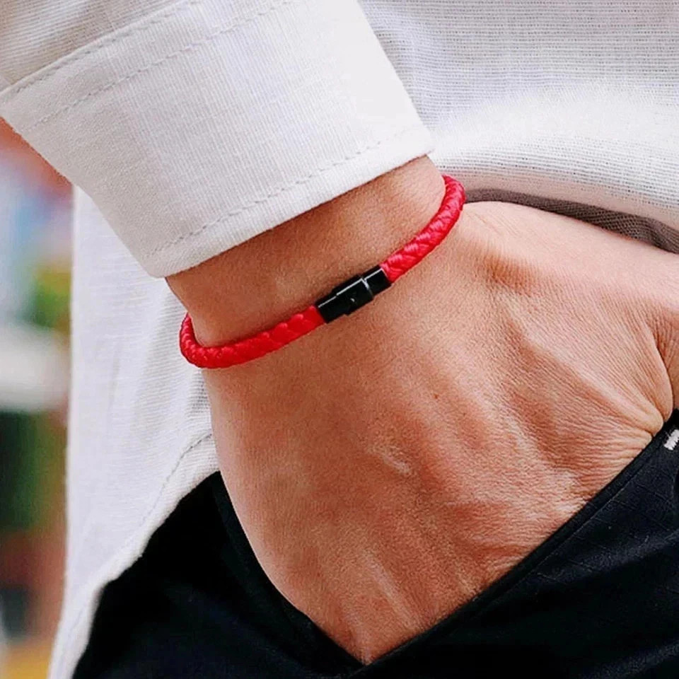 Braided Rope Bracelet Good Luck Fortune Couple Bracelet Cuff Bangle For Man Wome