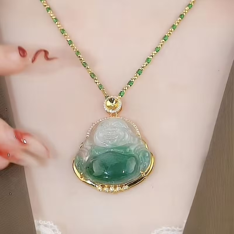 Hot Selling Maitreya Buddha Pendant in Spring and Summer, High-end Feel, Light L