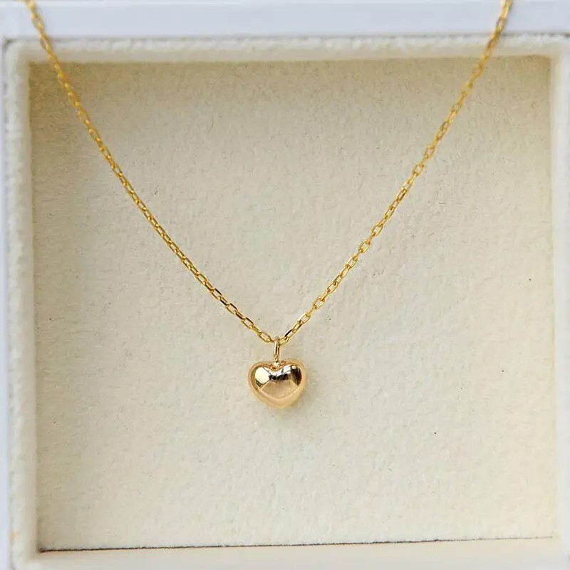 Collar Con Pendiente de Corazon Joyeria Fina Regalos para Mujeres, niñas, regalo