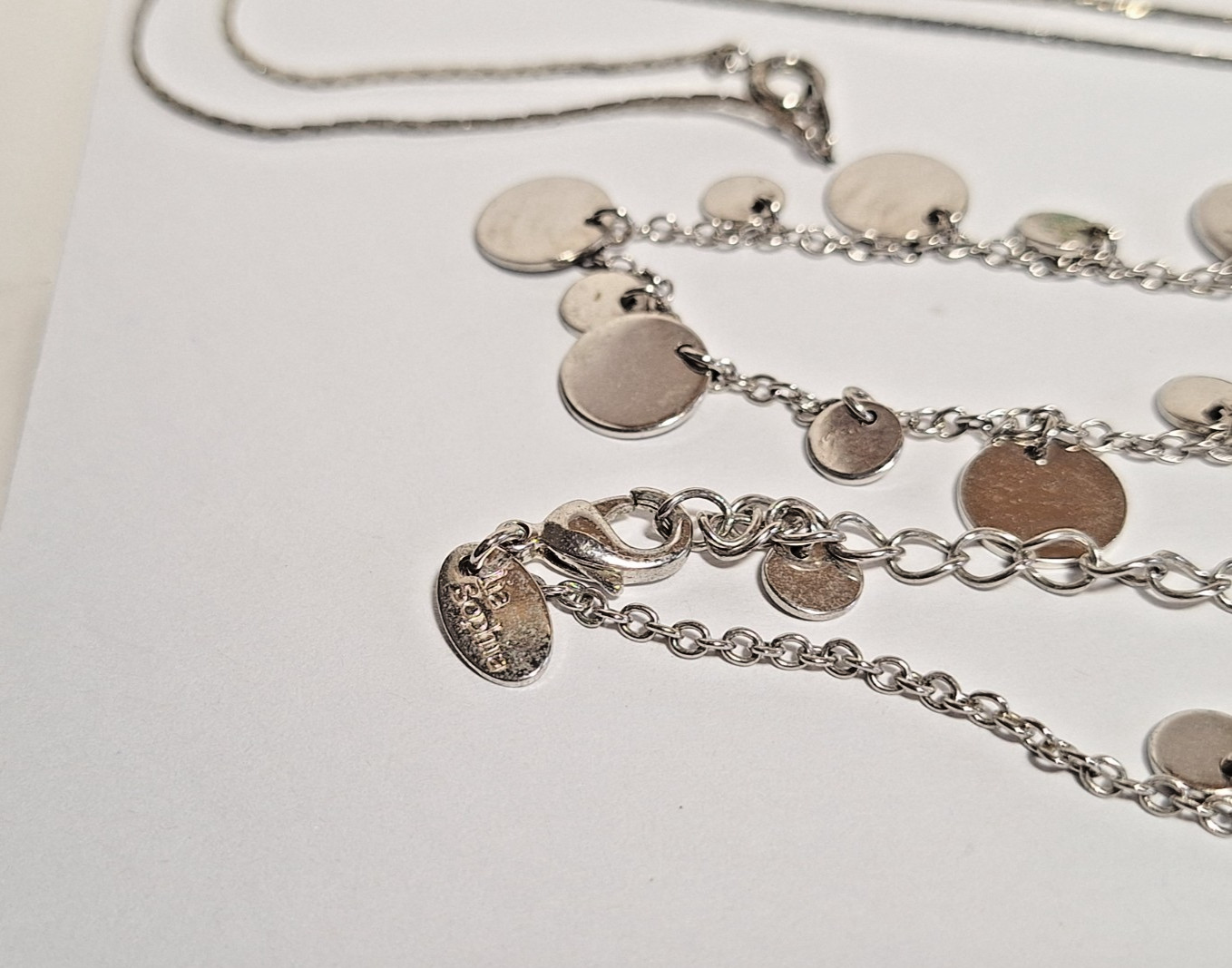 Lot of 5 Branded, Unbranded Fashion Necklaces & 1 With Sterling Silver Pendant