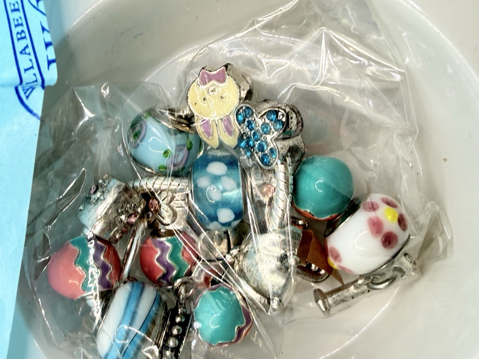 (4) Willabee Ward Charm Bracelet Months of the Year Mother Day 4th Of July Day