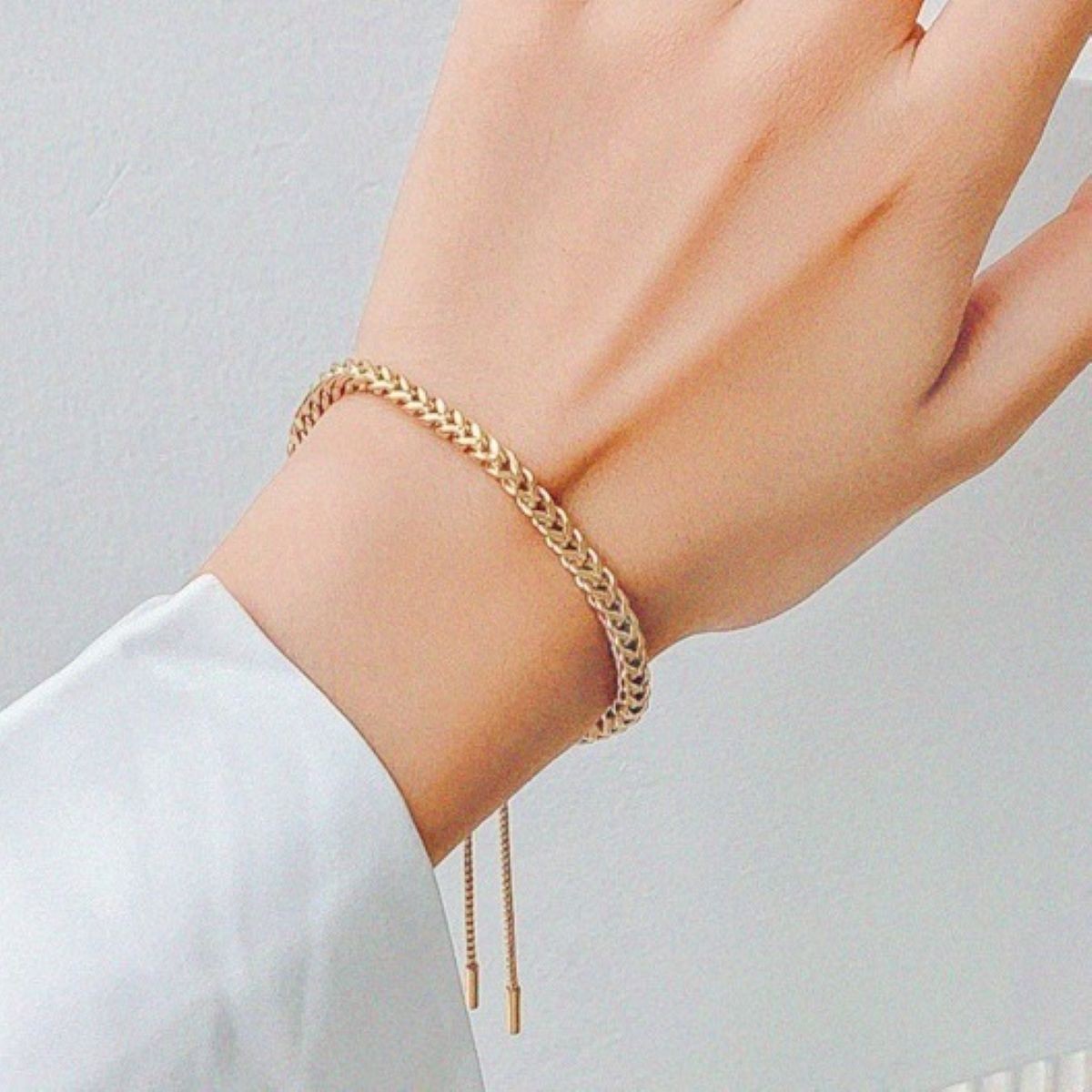 Vintage Weave Titanium Steel Bracelet