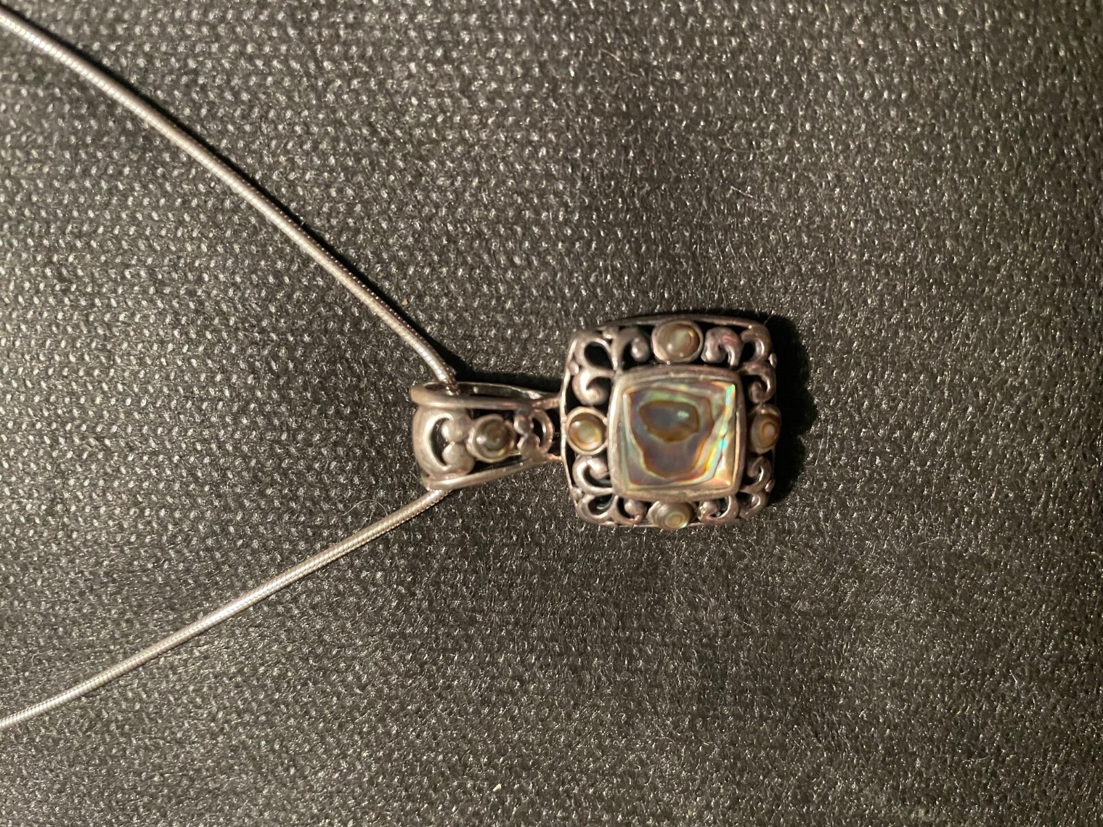 Real SILVER Unique Jewelry SOLID 925 Sterling Silver Chain Necklace and Pendent