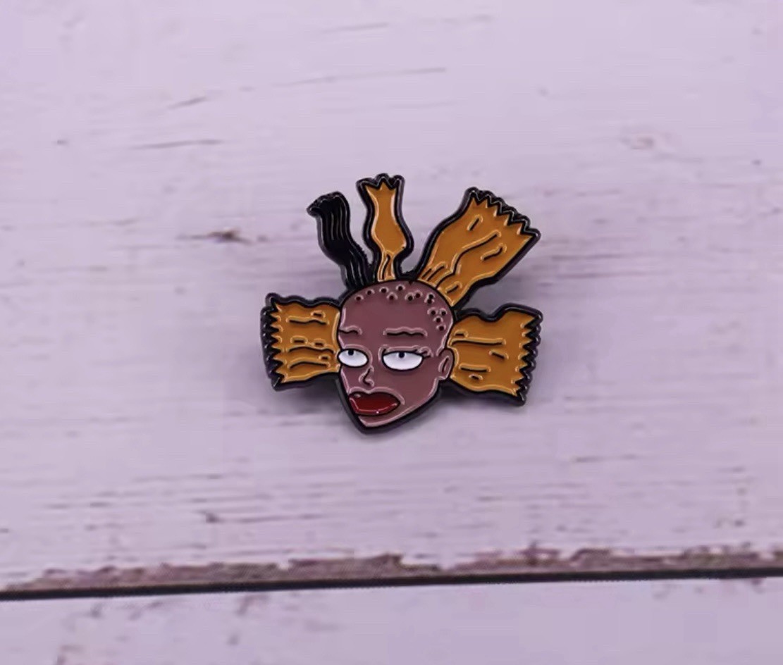 Cynthia Doll Head Style 1pc Pin Rubber Backer Pickles Crazy Hair FREE SHIPPING