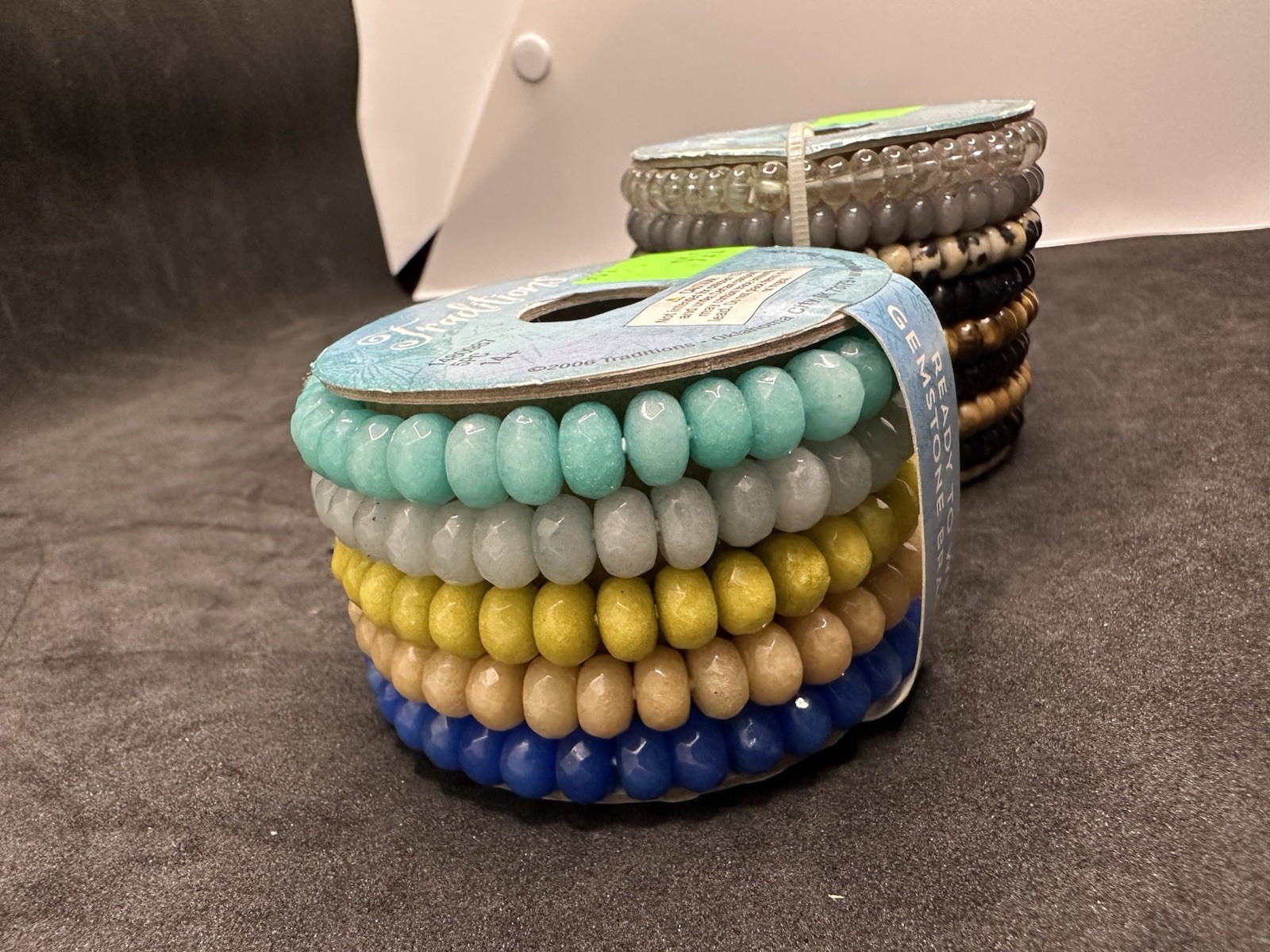 Lot of Gemstone Stretch Bracelets Stackable Bead Bracelets Mixed Colors Boho