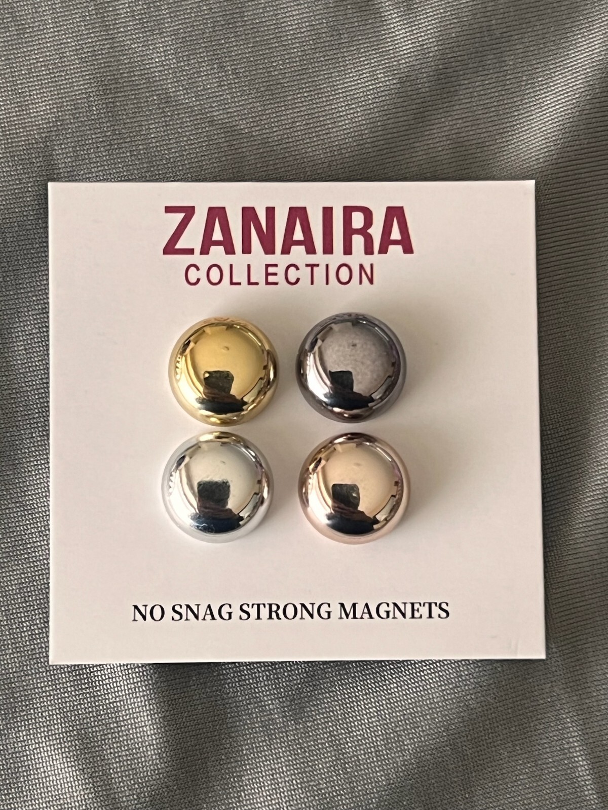 4PCS Premium Strong Hijab Magnetic Pins, No-Snag Multi-Use, Metal and Matte