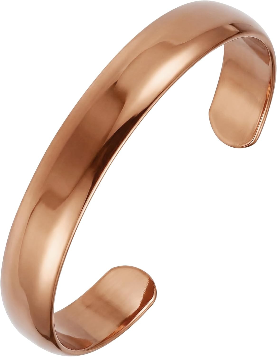 99.99% Solid Pure Copper Bracelet Men Women Adjustable Antique Finish Oxidized