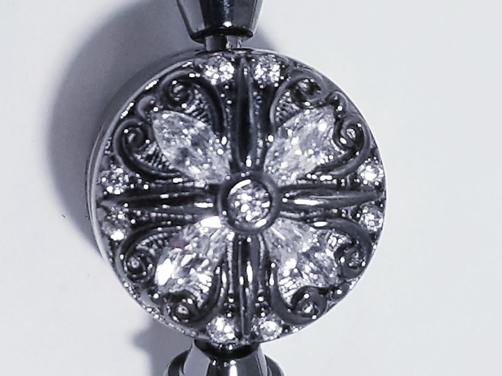 .gnoce Black Four-leaf Clover Bracelet Sterling Silver