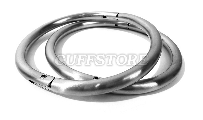 7.5″ Redesigned – 8mm Satin Locking Anklet, Locking Bracelet, CuffStore