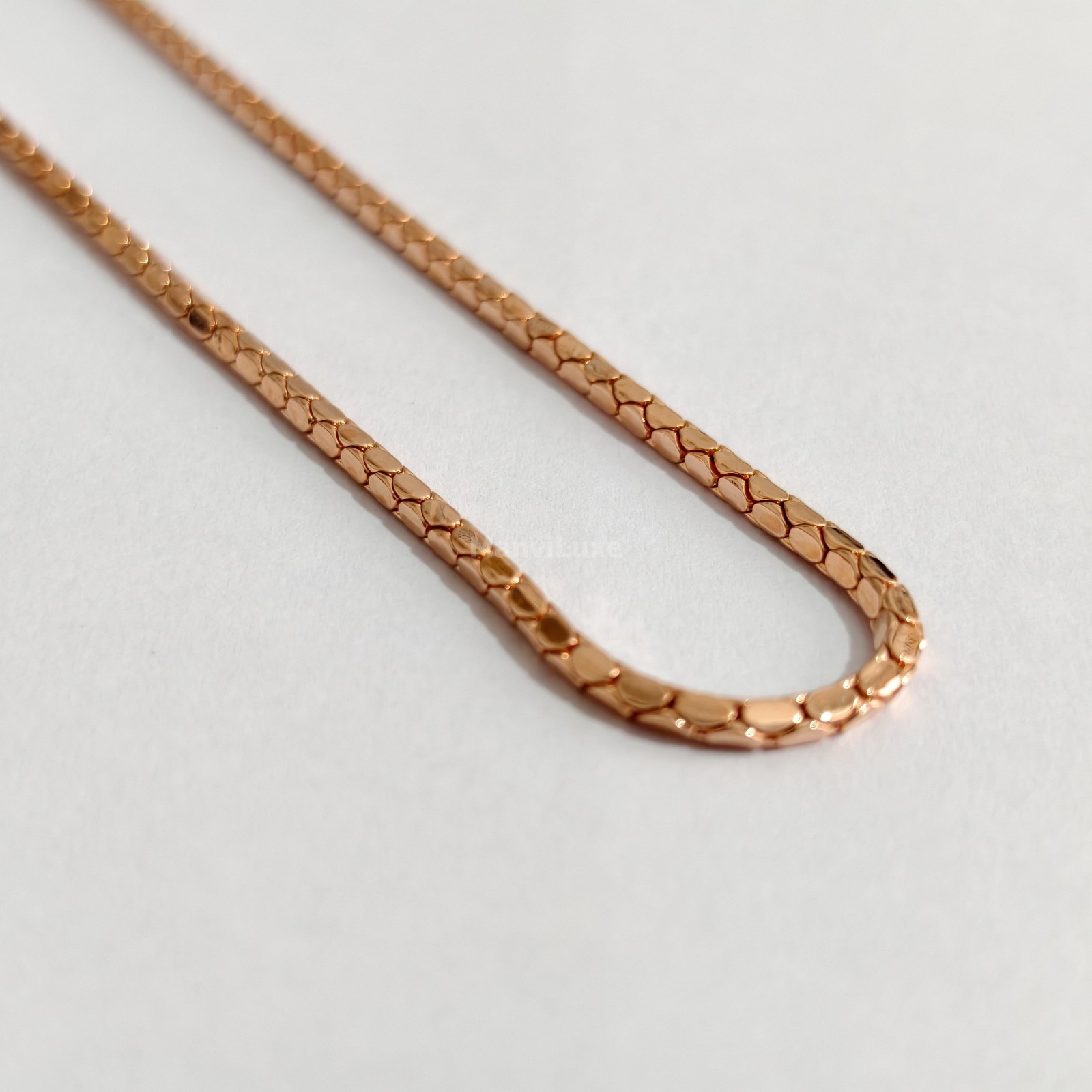10″ Sleek pure copper 2mm Wheat Chain Artisan Handmade Healing Jewellery