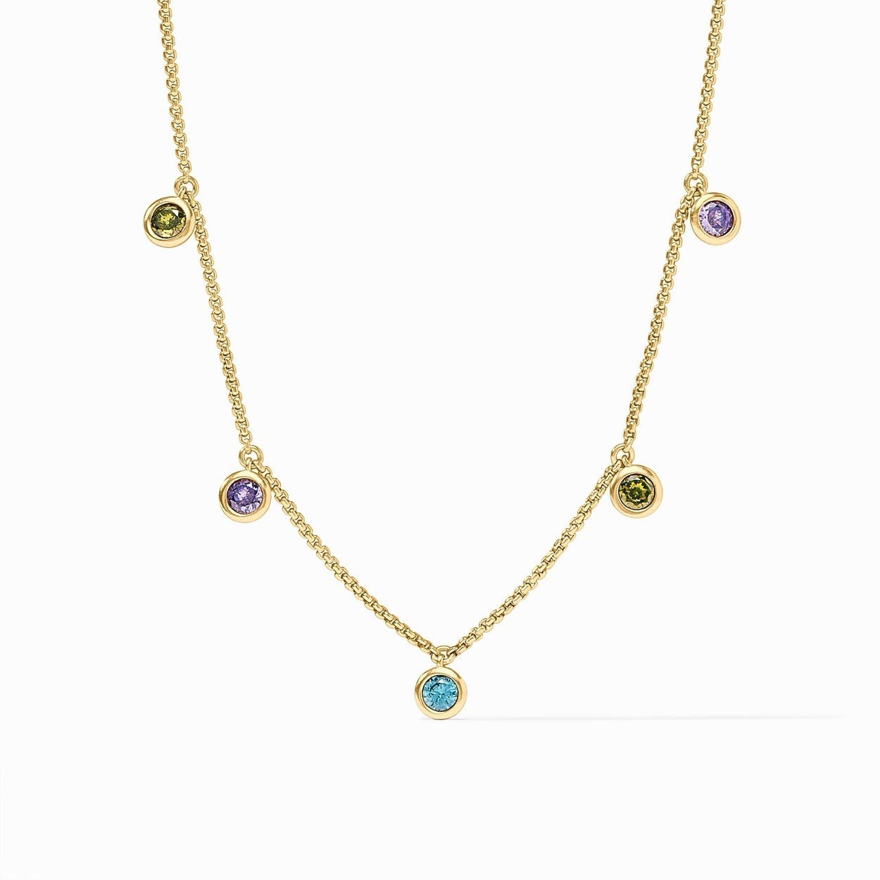 Julie Vos Rainbow Delicate Necklace