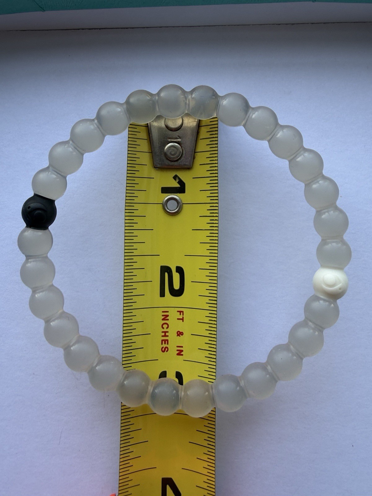 Classic Lokai Bracelet Clear Silicone Everest Water Dead Sea Mud XL