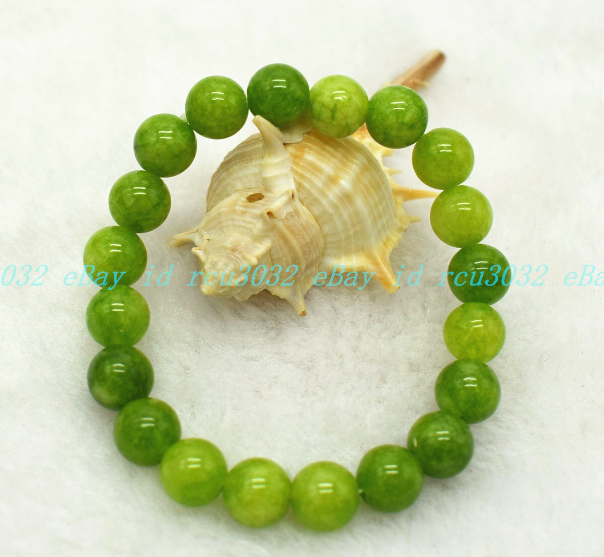 Natural 6/8/10mm Peridot Stone Green Crystal Beads Stretch Bracelet Handmade