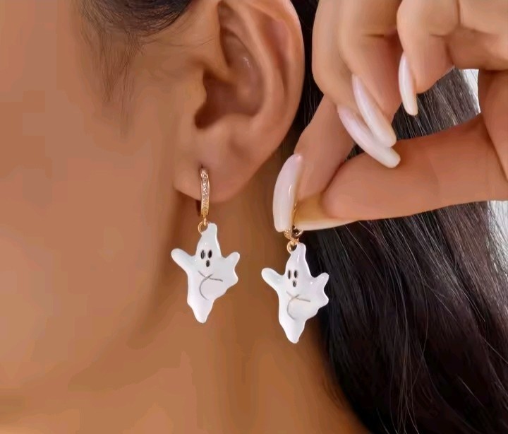 Halloween Earrings Collection Pumpkin Ghost Spider Skeleton Gothic Dangle Gift
