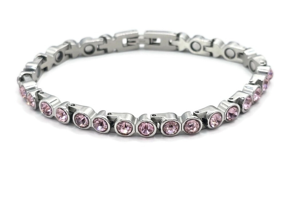 Women’s bracelet FULL BIO MAGNETIC Tennis Ball bracelet Stainless Steel Jewelley