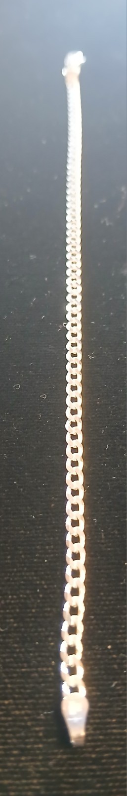 7″ Sterling Silver Solid Cuban Link Braclet 🔥 925 ITALY 🔥 2.7mm 🔥 2.2 Grams