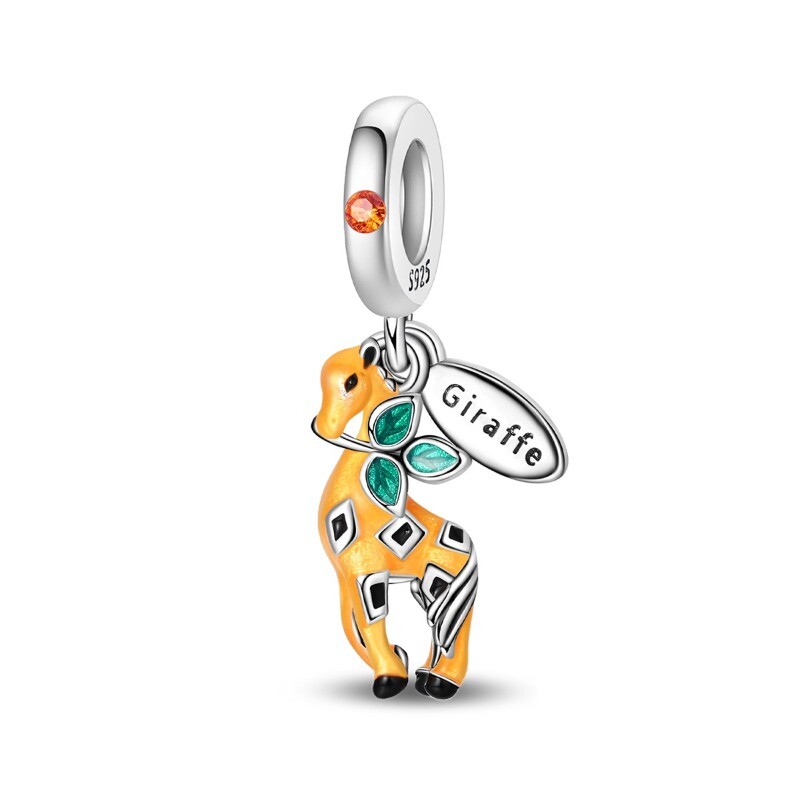 KUNSIR 925 Sterling Silver Charm Animal Charm,Dog,Tiger,Koala Bead For Bracelets