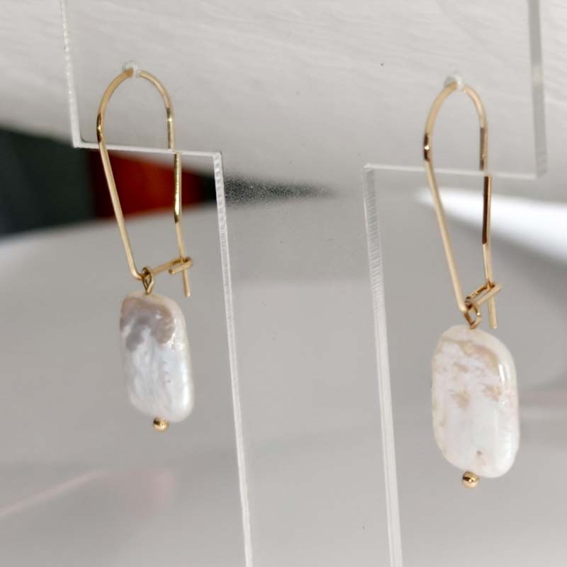 Banana Republic Real Pearl Drop Earrings Gift Chic Women Party Vacation Jewelry