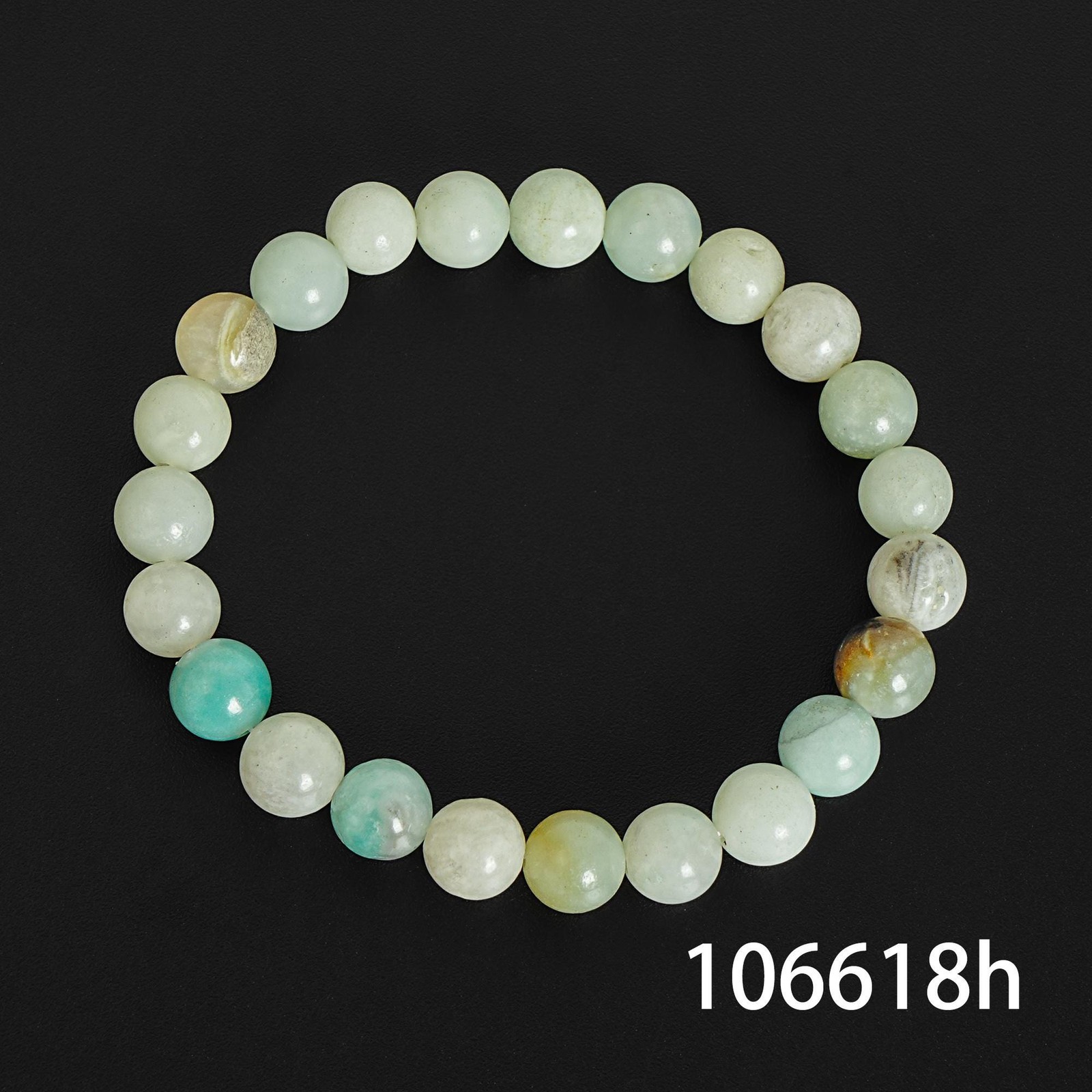 8mm Mixed Natural Gemstone Bracelet Multicolor Healing Round Beads For Man Woman