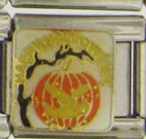 PUMPKIN WHOLESALE ITALIAN CHARM 9MM K21