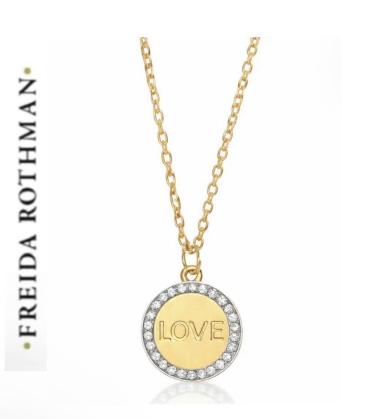 Freida Rothman FRSENTIMENTS THE LOVE PENDANT NECKLACE