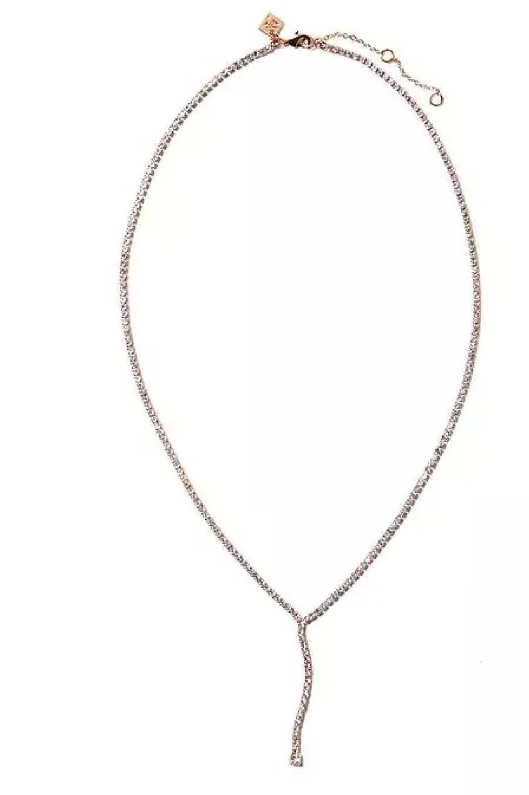 BANANA REPUBLIC CUP CHAIN Y ROSE GOLD NECKLACE NEW WITH TAG