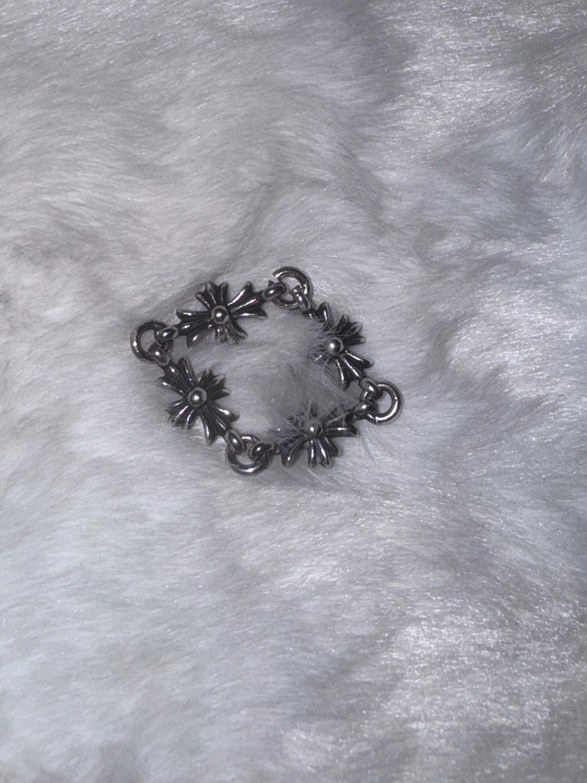 Chrome Hearts Cross Ring Size 6