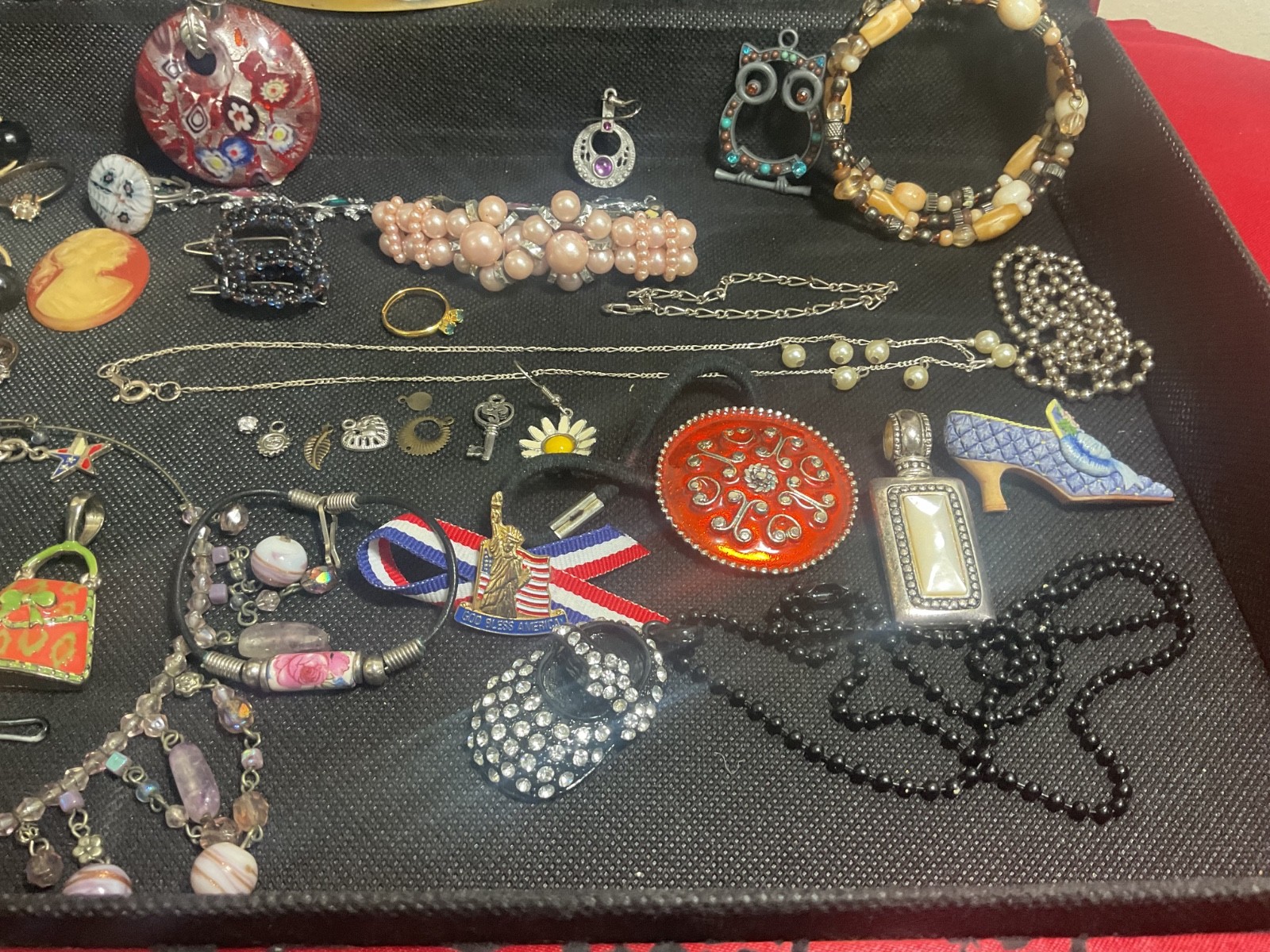 Vintage Costume Jewelry Lot – Necklaces, Bracelets, Earrings, Pendants & More….