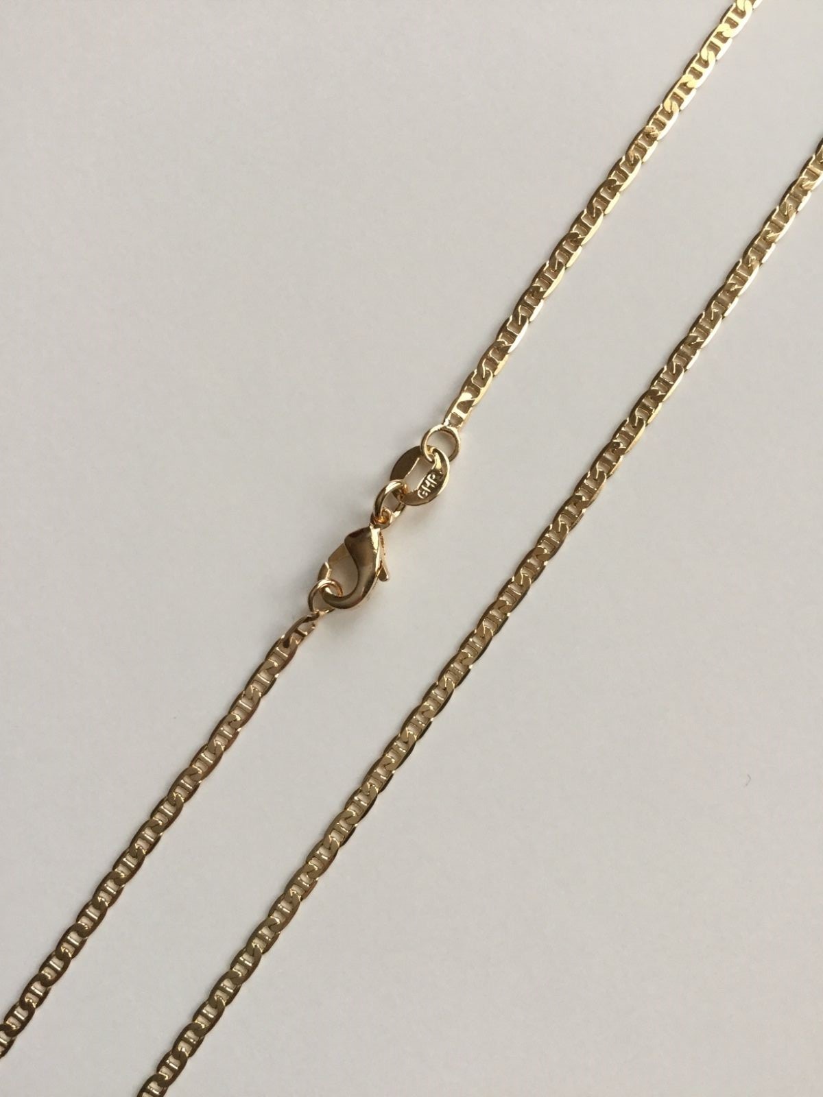 18K GOLD FILLED HEART LOVE NECKLACE 18″ LONG/CADENA DE CORAZON 18″ LARGO-32x24mm