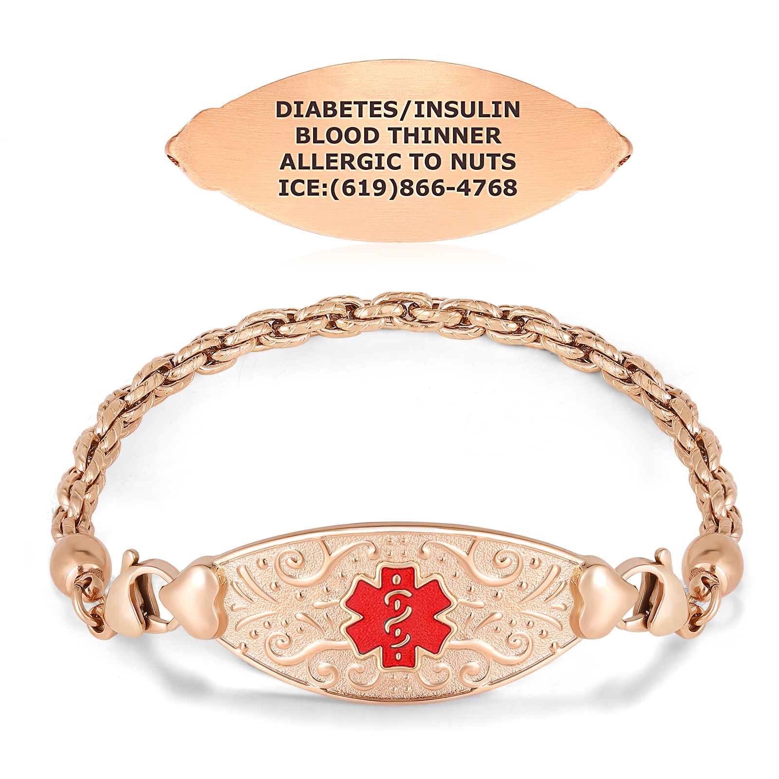 Divoti Custom Engraved Medical ID Alert Bracelets for Women – Style