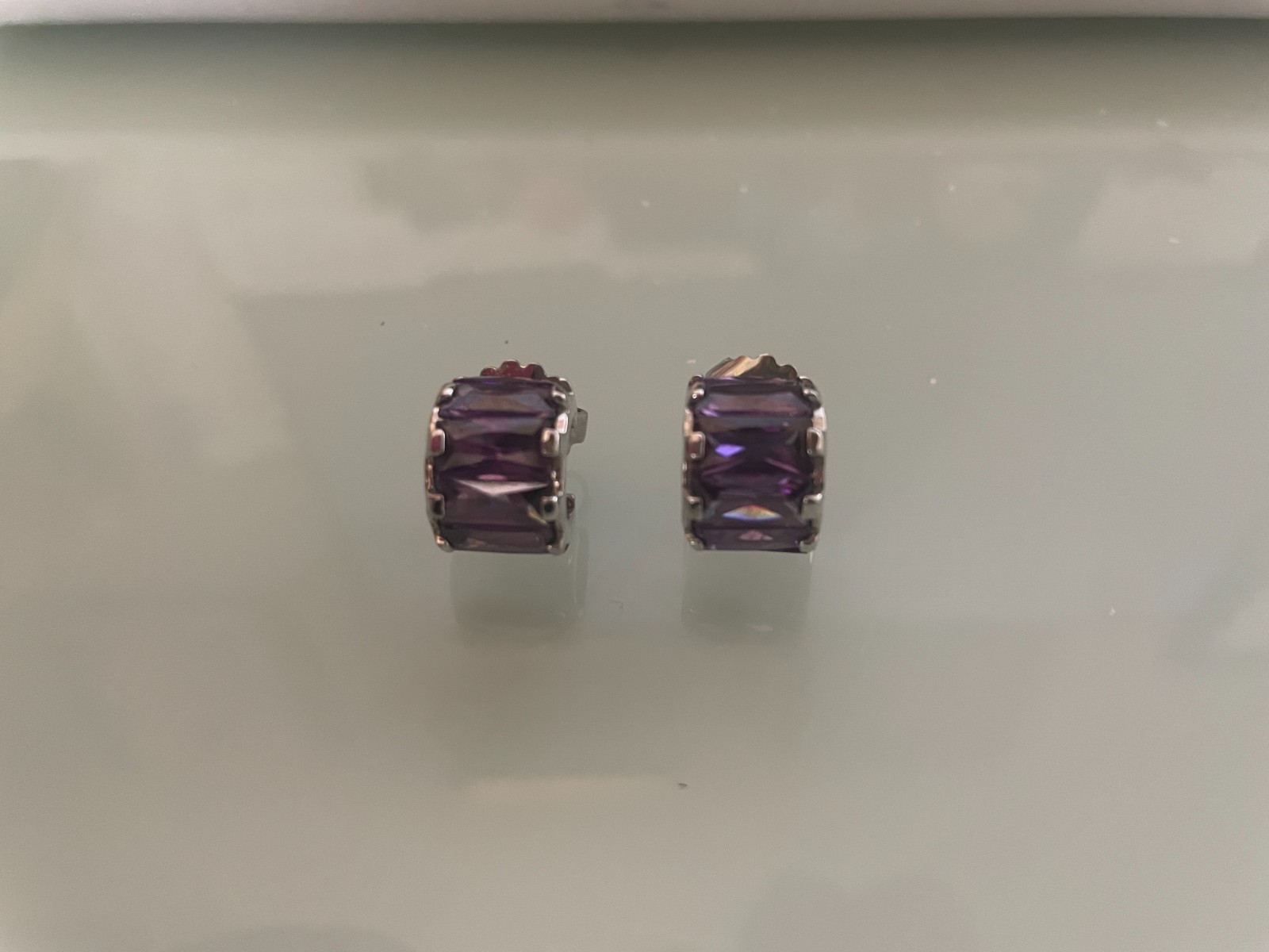 Set of 3 Lia Sophia Earrings- Black, Pink and Purple