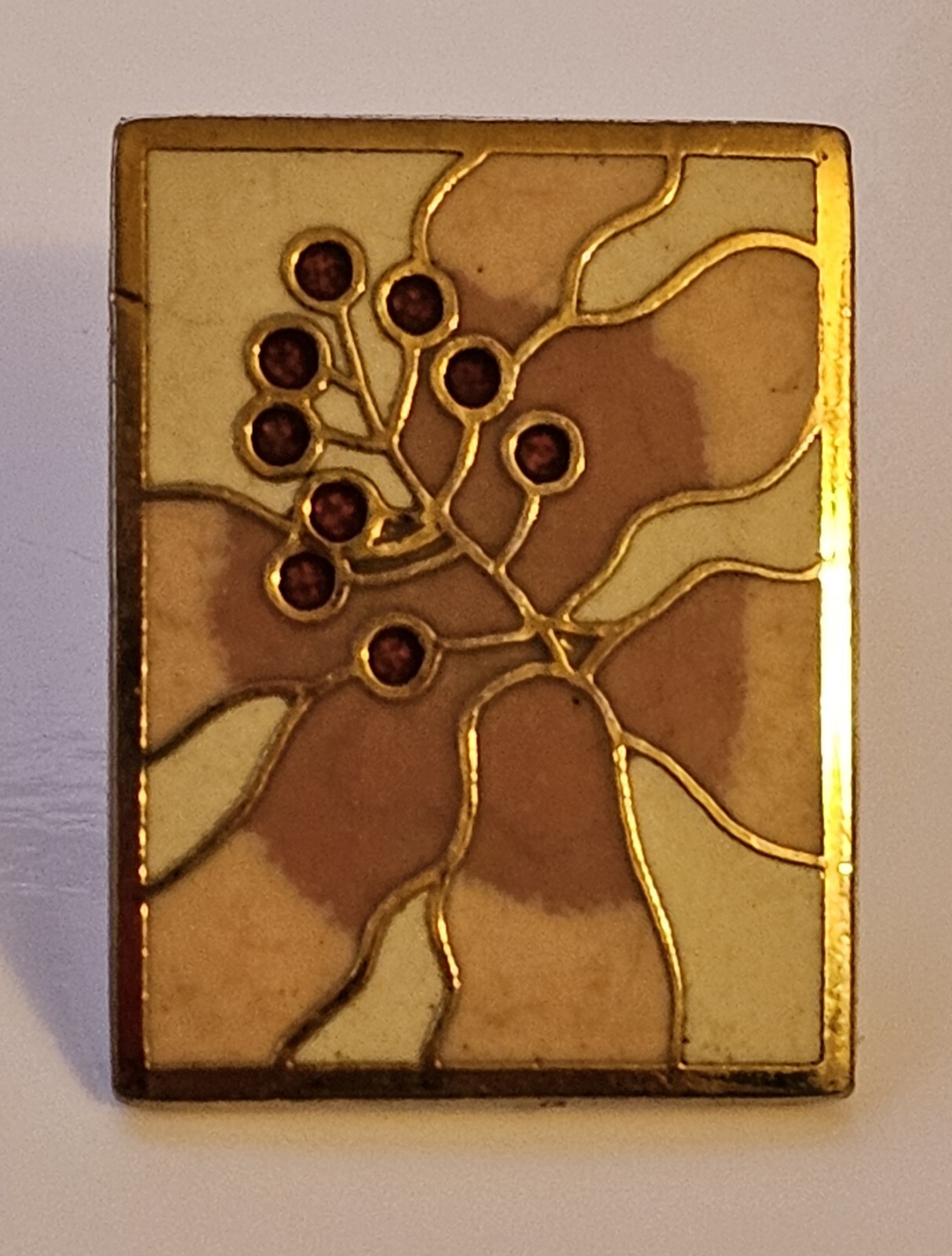 Laurel Burch gold tone flower Post Style Earrings