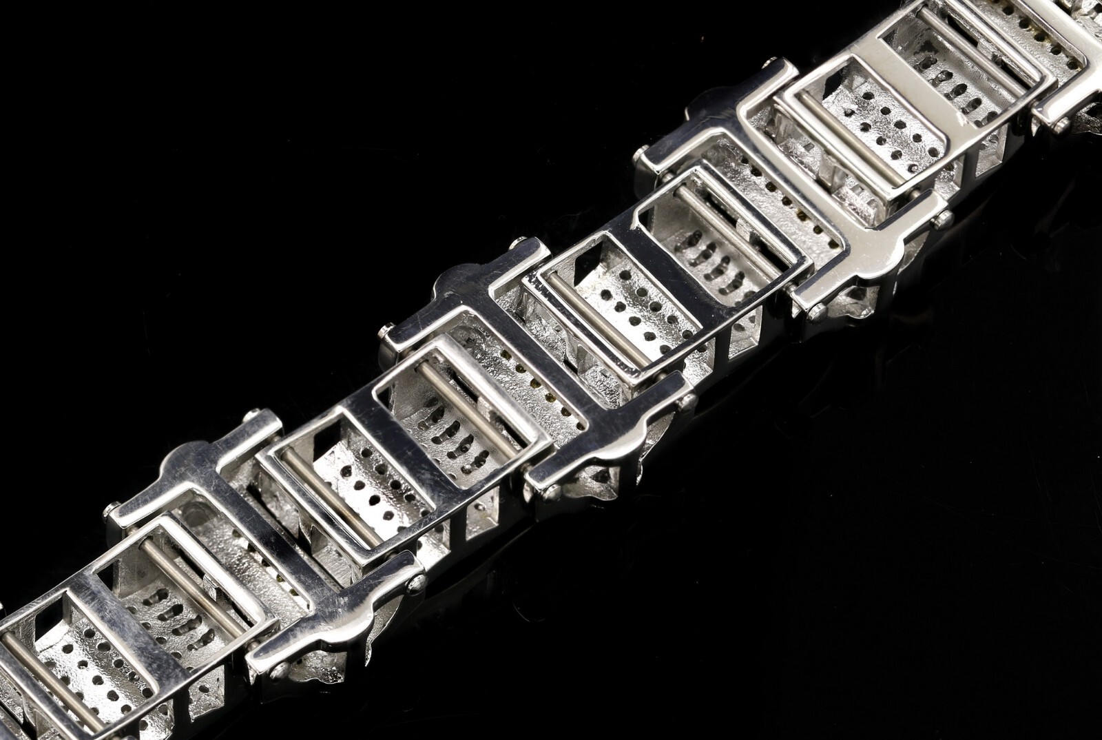 Stainless Steel 316 CZ Pave Bracelet No tarnish