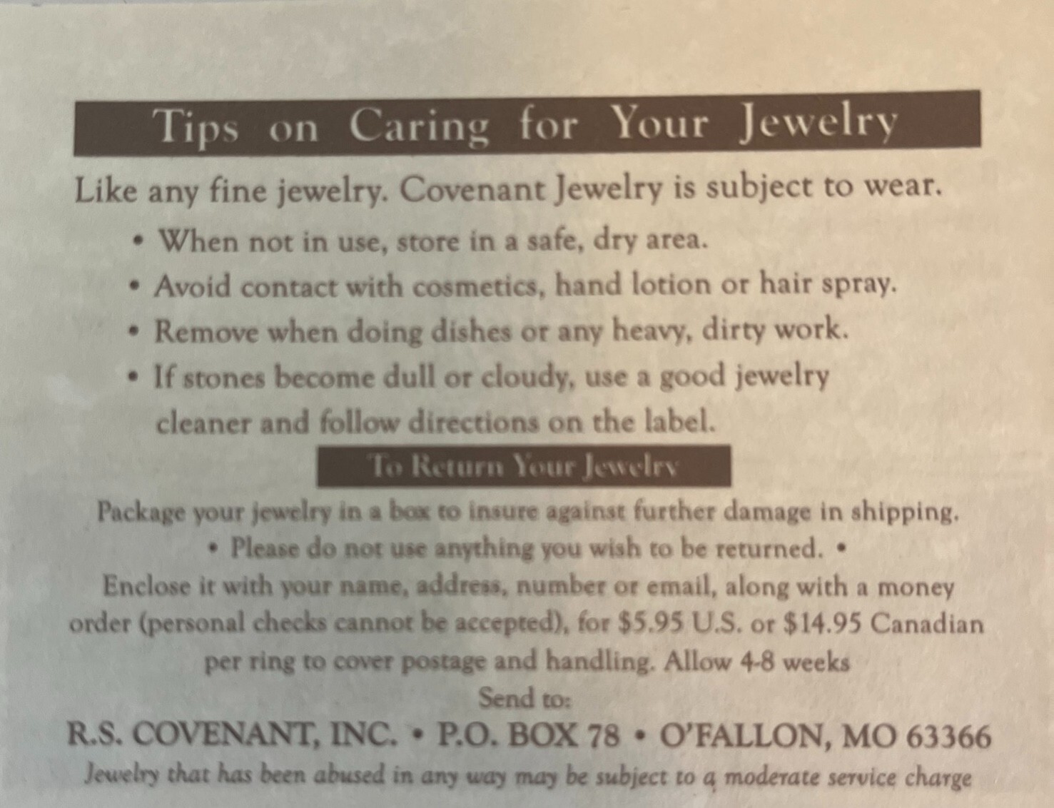 New RS Covenant’s Fashion Ladies Rings – Style 6298 Cubic Zirconia