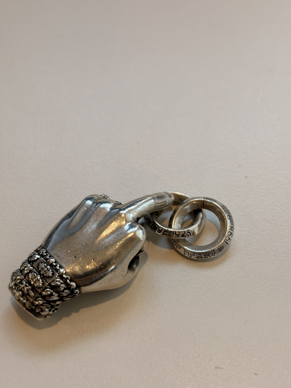 Chrome Hearts middle Finger Pendant